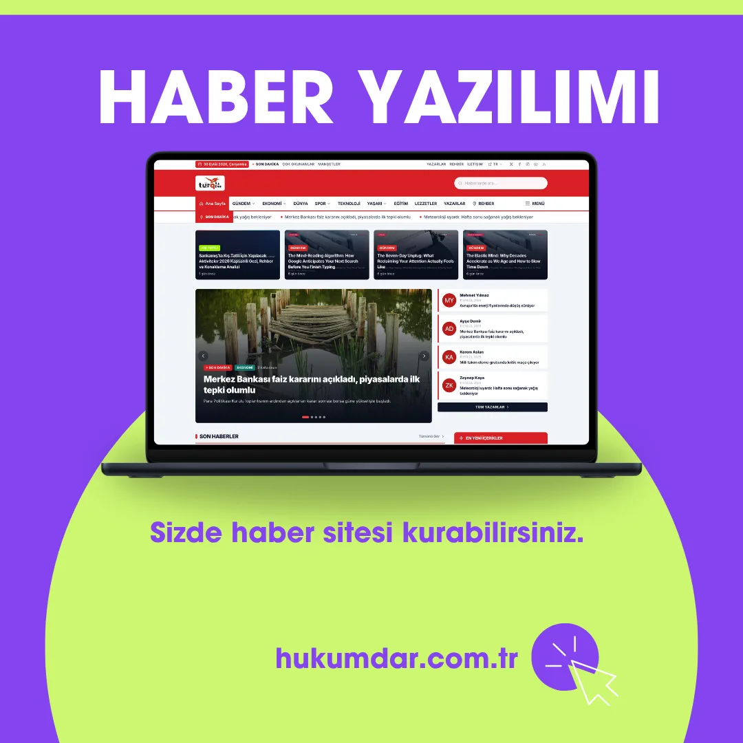 Hükümdar Bilişim haber yazılımı tanıtım görseli