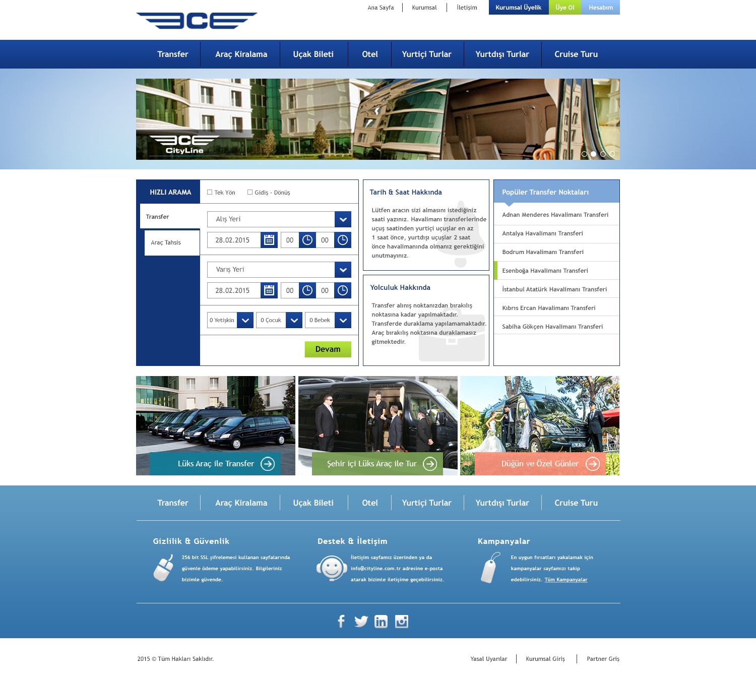 Cityline Web Tasarımı