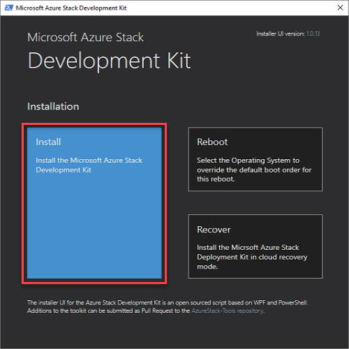 development kit yüklenmesi