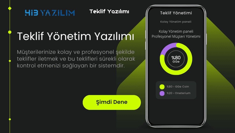 teklif yazılımı