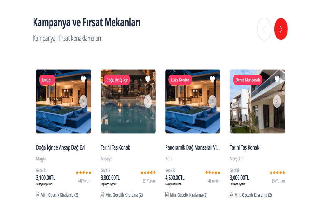 villa kiralama yazılımı