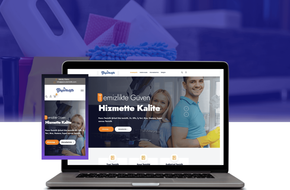 pozcu temizlik web tasarım